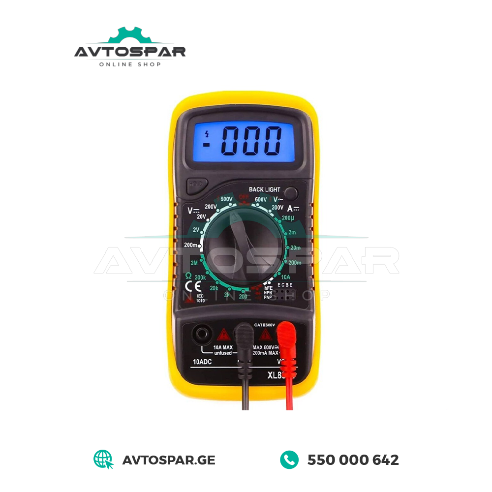 ციფრული მულტიმეტრი XL830L