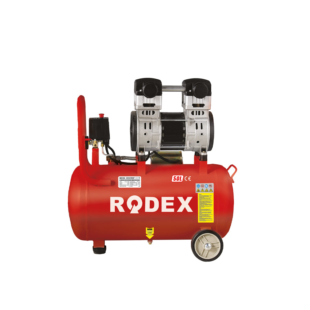 1100W უზეთო (უხმო) ჰაერის კომპრესორი 50L RODEX RDX7204