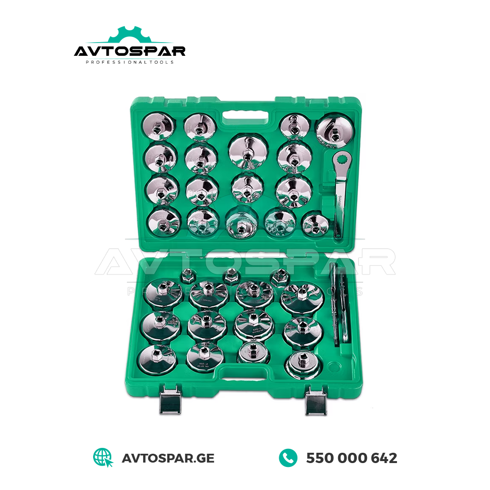 35 ნაჭ. ზეთის ფილტრის მოსაშორებელი ნაკრები