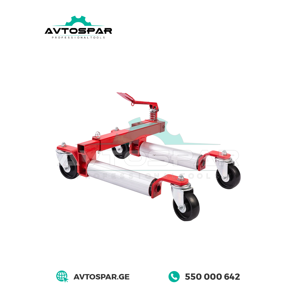 ჰიდრავლიკური ეტლი მანქანების გადასაყვანად