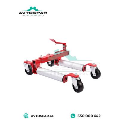 ჰიდრავლიკური ეტლი მანქანების გადასაყვანად