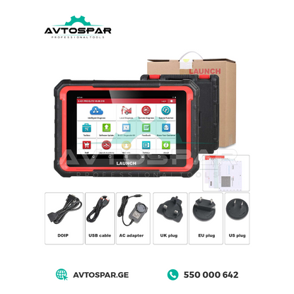OBD2 დიაგნოსტიკური სკანერი Launch X431 PRO ELITE