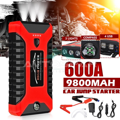 მანქანის დამქოქი (სტარტერი) 99800mAh/600A