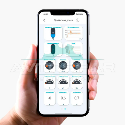 დიაგნოსტიკური სკანერი OBD2 ELM327 v1.5 (ჩიპსეტი PIC18F25K80, 2 პლატა)