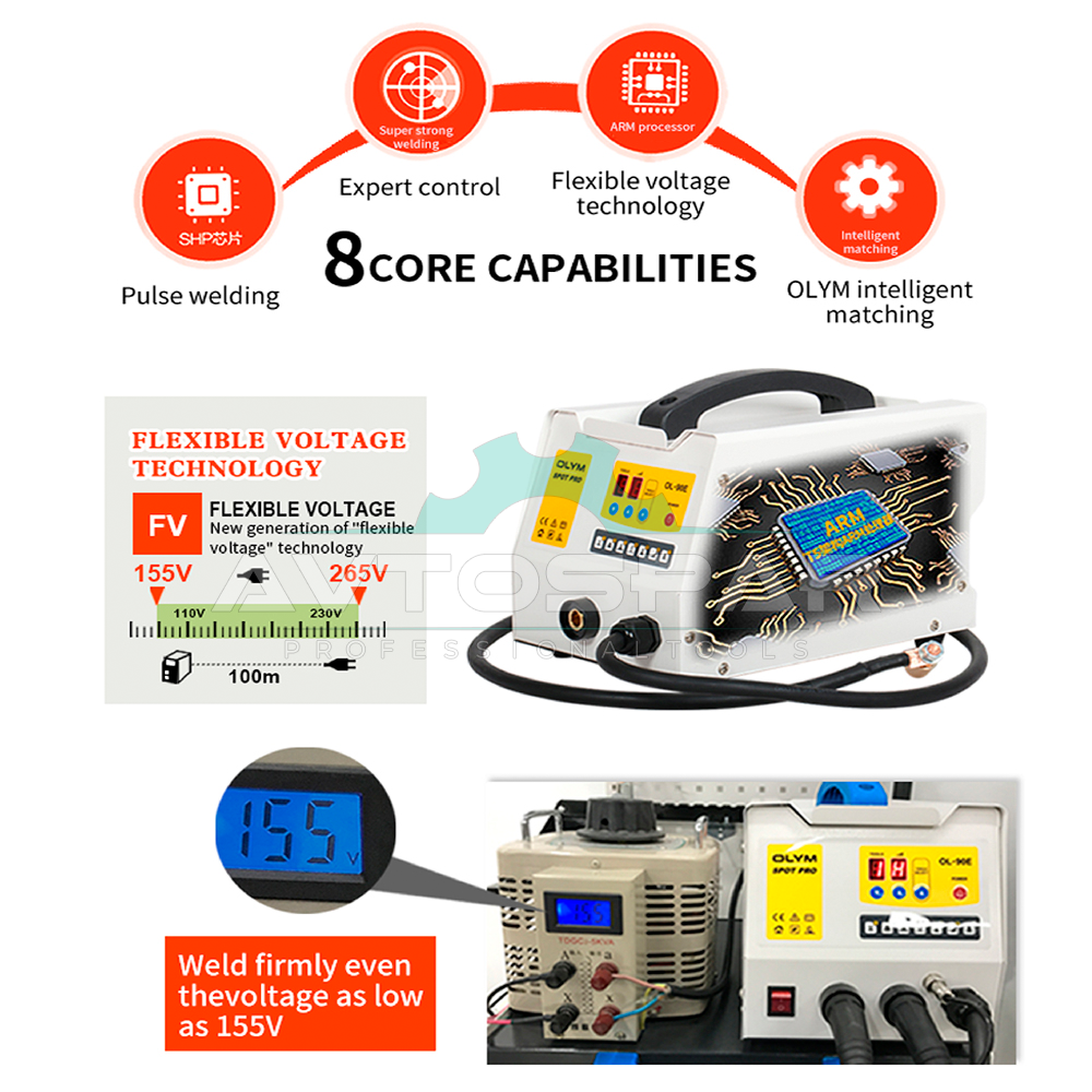 ძარის შედუღების სპოტერი Olym M90E