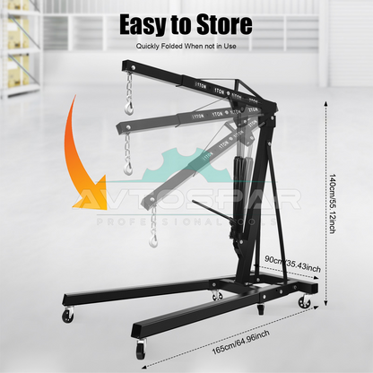 მანქანის ძრავის ამოსაღები 2TON Autoking 55,5KG