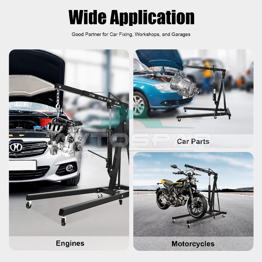 მანქანის ძრავის ამოსაღები 2TON Autoking 55,5KG